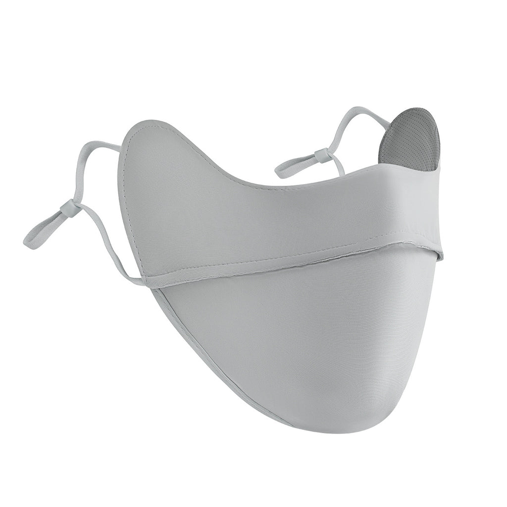 UPF50+ Ice Silk Sun Protection Mask - 3D Eye-Covering Breathable Cooling Face Cover, Stylish Summer Sunshield